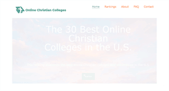 Desktop Screenshot of onlinechristiancolleges.com