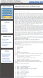Mobile Screenshot of onlinechristiancolleges.org